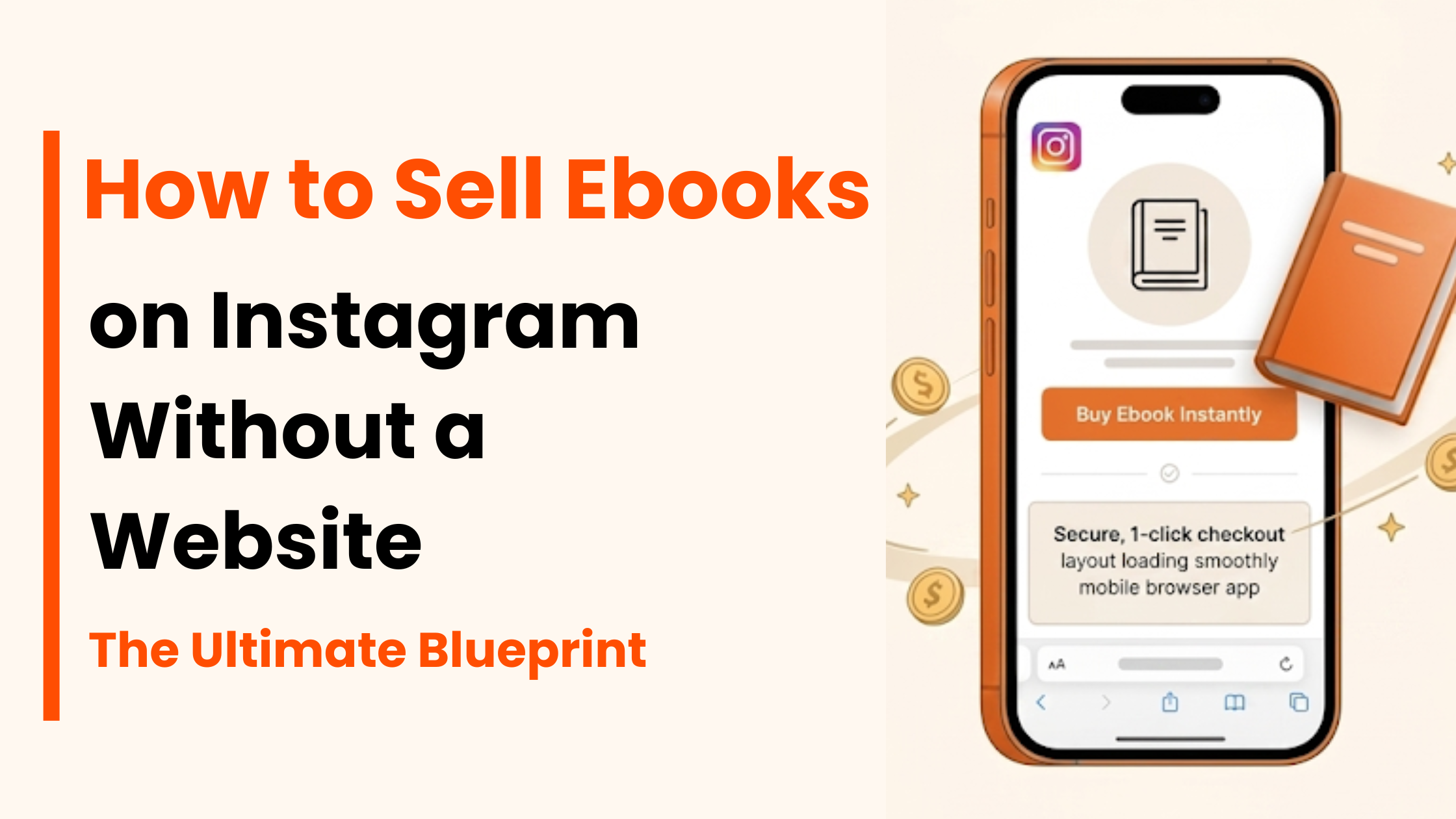 How to Sell Ebooks on Instagram Without a Website (2026)